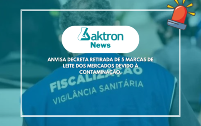 Anvisa retira leite dos mercados devido à contaminação