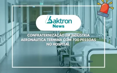 Confraternização em indústria aeronáutica de fim de ano termina com 700 pessoas no hospital