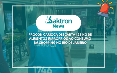 Procon descarta alimentos impróprios em shopping no RJ