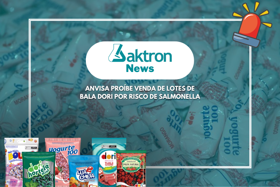 Anvisa proíbe venda de lotes de bala Dori por risco de Salmonella