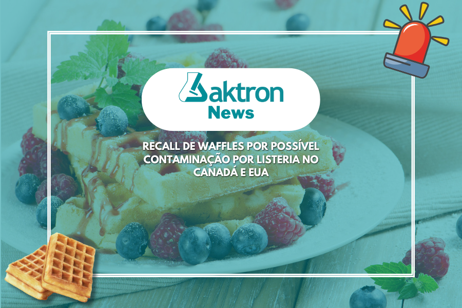 Recall de waffles por Listeria no Canadá e EUA